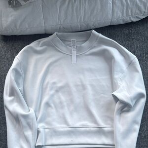 Lululemon Athletica Light Gray Crewneck Top